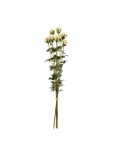 Fascio di Rose Artificiali x8 70cm Crema