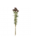 Fascio di Rose Artificiali x8 70cm Rosso