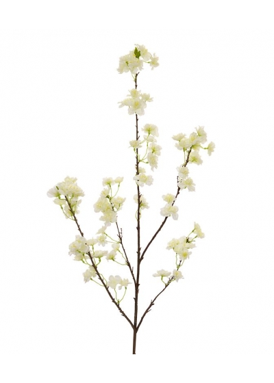 Fioritura ramo Artificiale XL 125 cm Crema