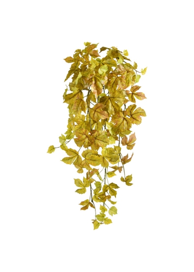 Acero autunnale Pianta Pendente Artificiale 65cm - Giallo