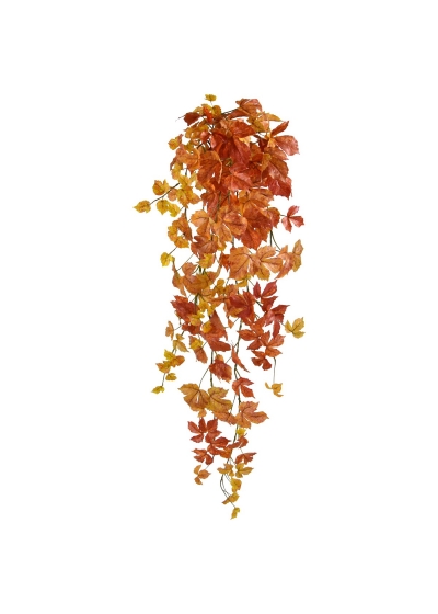 Acero autunnale Pianta Pendente Artificiale 90cm - Arancione
