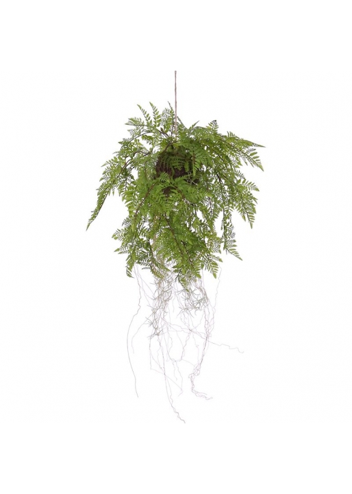 Felce Pendente Artificiale con corda 35cm