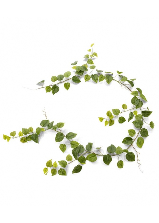 Filodendro Ghirlanda Artificiale 180cm - Verde