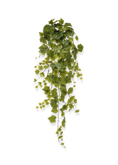 Foglia di vite Pianta Pendente Artificiale 130cm - Verde