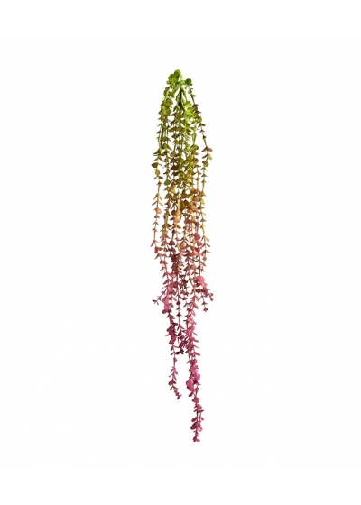 Mini Eucalipto ramo Pendente Artificiale 60cm - Bordeaux