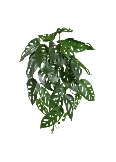 Monstera Adansonii Pianta Pendente Artificiale 35cm