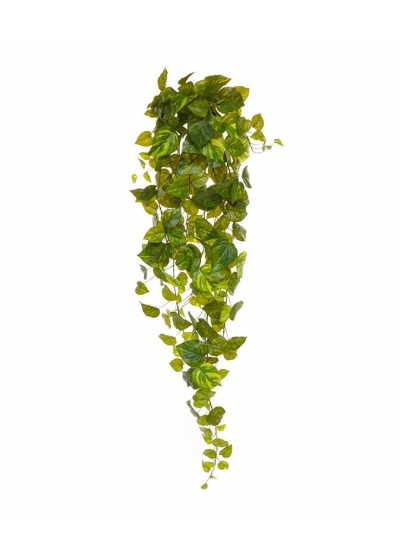 Pothos Pianta Artificiale Pendente 130cm - Variegato