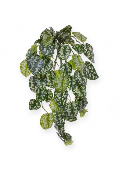 Scindapsus Pictus Deluxe Pianta Pendente Artificiale 70cm