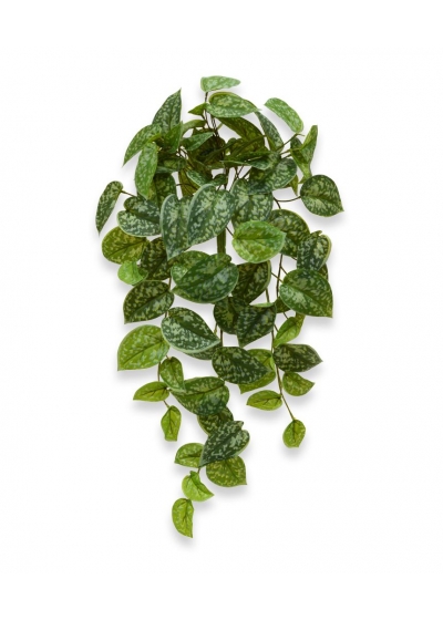 Scindapsus Pictus Pianta Artificiale Pendente 60cm