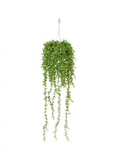 Senecio Pianta Artificiale Pendente 60cm