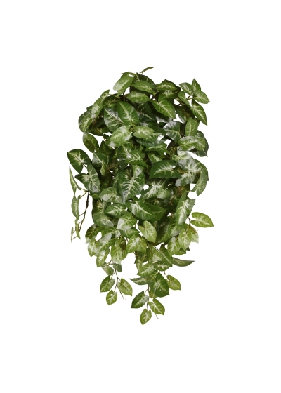 Syngonium Pianta Pendente Artificiale 50cm Variegato