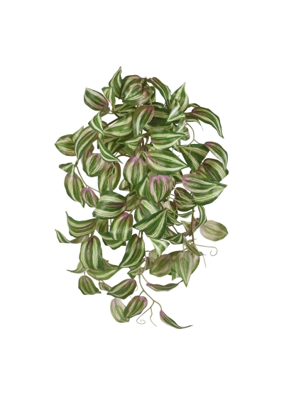 Tradescantia Tricolor Pianta Pendente Artificiale 45cm