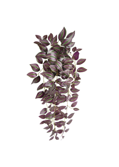 Tradescantia Zebrina Pianta Pendente Artificiale 40cm