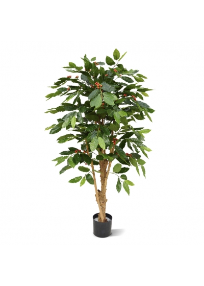 Coffea Arabica Pianta Artificiale Deluxe 150cm N
