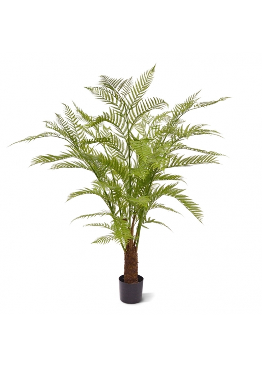 Woodwardia felce Artificiale su tronco 140cm