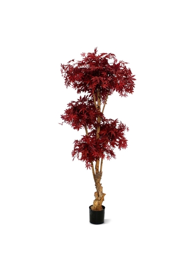 Acero Bonsai Artificiale Deluxe 170cm - Bordeaux