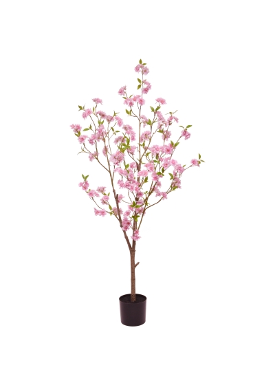 Albero Artificiale di ciliegio in fiore 150cm Rosa