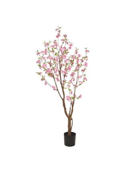 Albero Artificiale di ciliegio in fiore 180cm Rosa