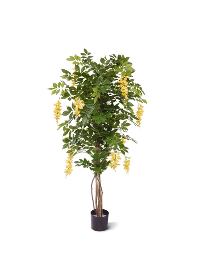 Glicine Albero Artificiale 150cm - Giallo