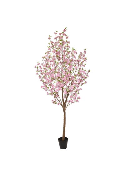 Albero Artificiale di ciliegio in fiore 260cm Rosa