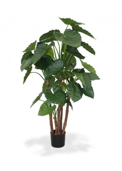 Alocasia Calidora Pianta Artificiale Deluxe 165cm Ignifugo