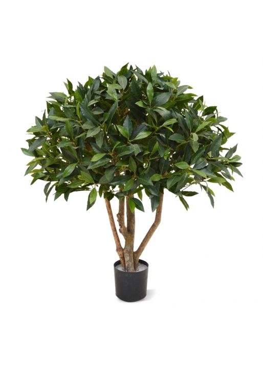 Alloro sfera su tronco Pianta Artificiale 70cm