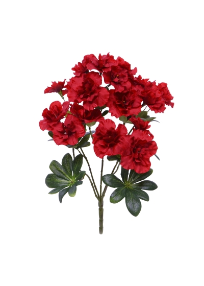 Azalea Pianta Artificiale 35cm Rosso