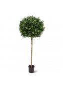 Buxus sfera su tronco Artificiale 110cm - UV Resistente