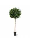 Buxus sfera su tronco Artificiale 110cm - UV Resistente