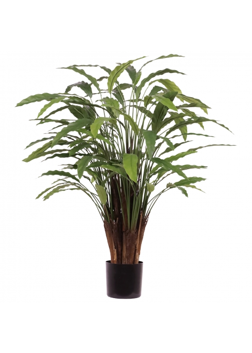 Calathea Pianta Artificiale Deluxe 115cm Verde