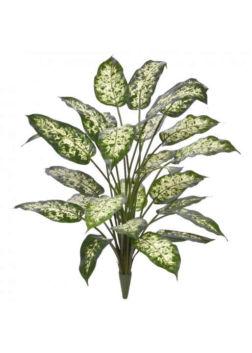 Dieffenbachia Pianta Artificiale Deluxe 60cm in vaso