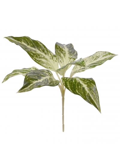 Dieffenbachia Vesuvius Pianta Artificiale 35cm