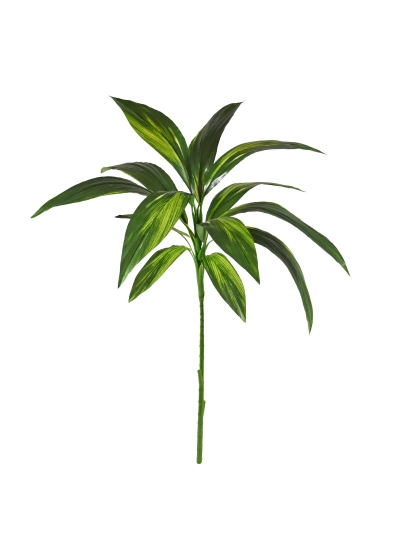 Dracena Ignifugoagrans Pianta Artificiale 70cm Verde-Variegato