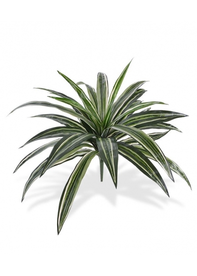 Dracena Pianta Artificiale 40cm - Verde/Variegato