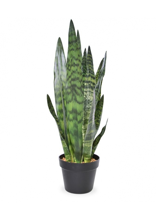 Sansevieria Pianta Artificiale 72cm Verde