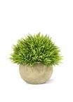 Mini Bambù Pianta di Erba Artificiale in vaso 14cm - Verde