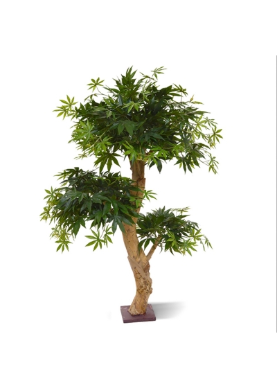Acero Bonsai Albero Artificiale 95cm - Verde