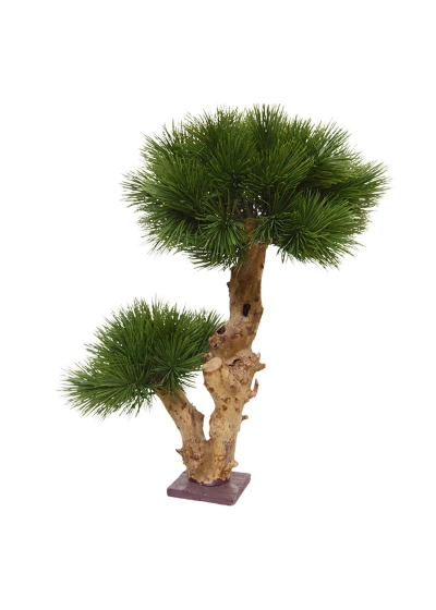 Pino Bonsai Albero Artificiale su base 55cm - UV Resistente