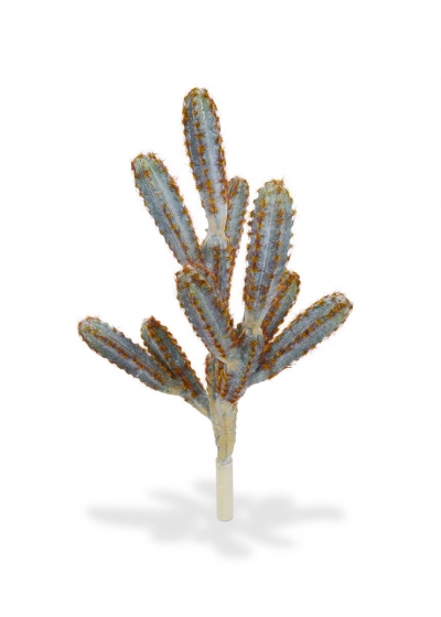 Tetragonus Cactus Pianta Artificiale 45cm - Marrone