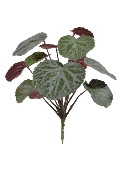SaxiIgnifugoaga Pianta Artificiale 25cm - Verde/Rosso