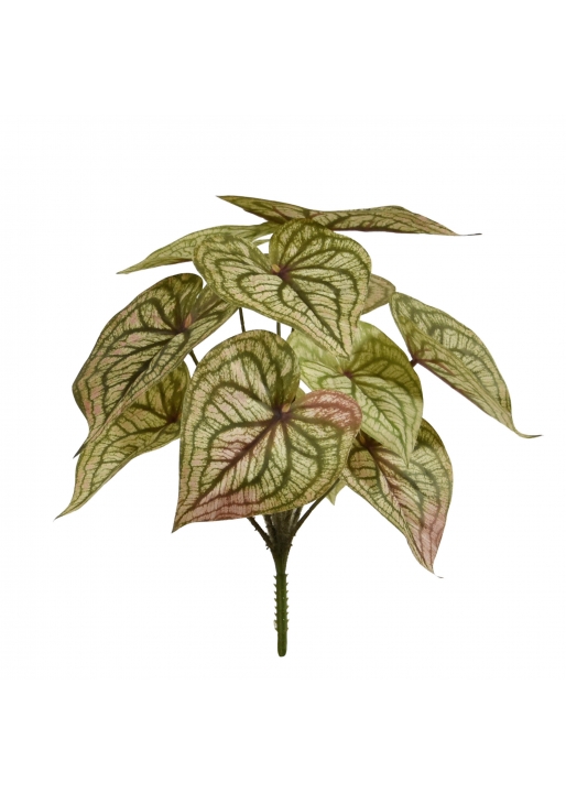 Syngonium Pink Ruby Pianta Artificiale 28cm
