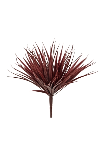 Bambù Erba Artificiale 25cm UV Bordeaux