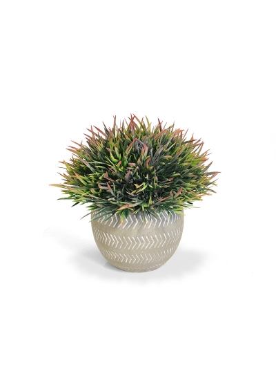 Mini Bambù Pianta di Erba Artificiale in vaso 14cm