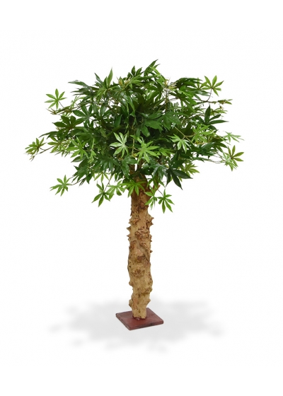 Acero Bonsai Albero Artificiale su tronco 85cm - Verde