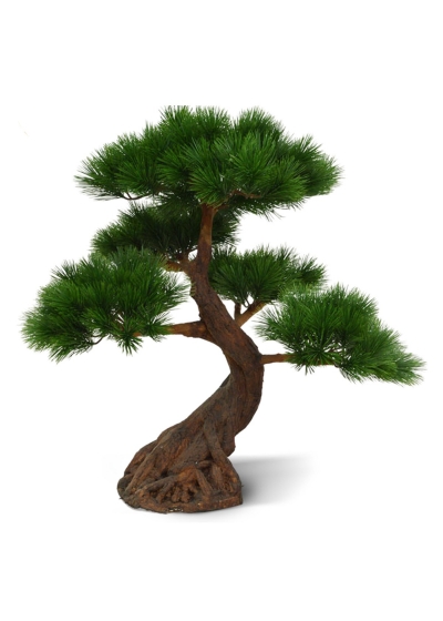 Pino Bonsai x5 Artificiale su base 80cm - UV Resistente