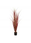 Erba palustre Deluxe UV Pianta Artificiale 120cm Bordeaux