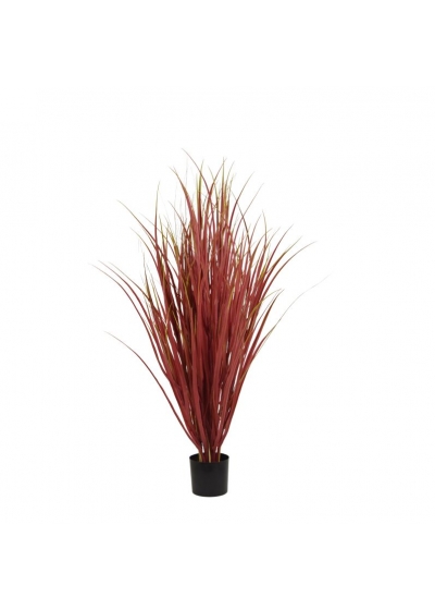 Erba palustre Deluxe UV Pianta Artificiale 95cm Bordeaux
