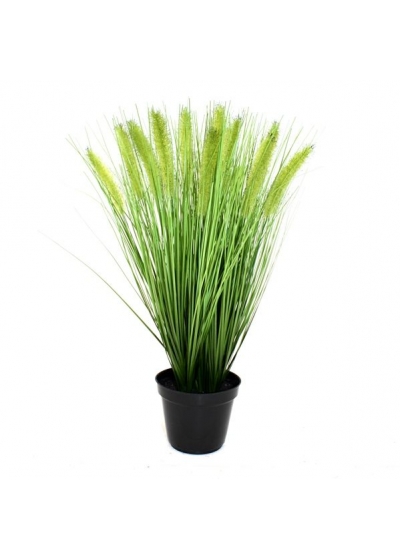 Pennisetum Erba ornamentale Artificiale 50cm in vaso 12cm