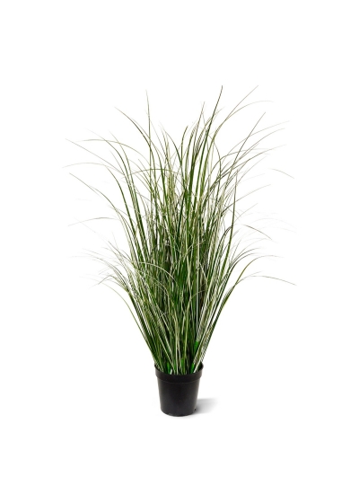 Pianta di Erba Artificiale 80cm - Verde/Crema