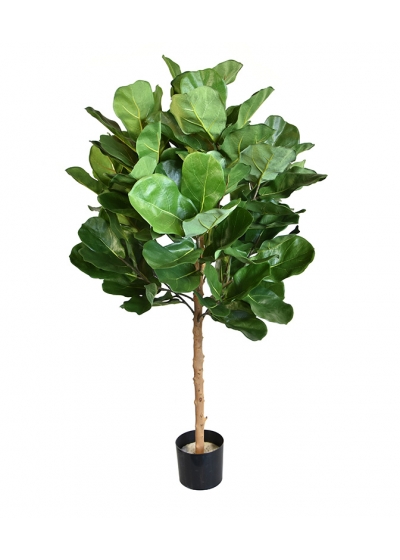 Ficus Royal Lyrata sfera Deluxe Pianta Artificiale 105cm